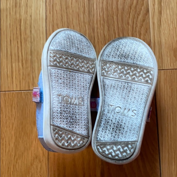 Toms toddler blue maryjane shoes - Picture 5 of 5
